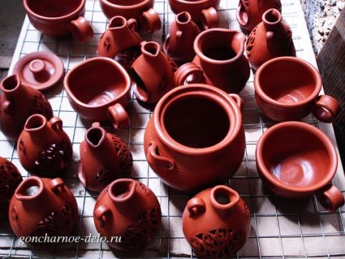 Чем покрыть глиняную посуду. Молочение керамики