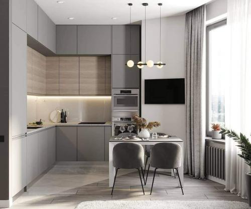 Дизайн кухни 2022 в частном доме. Угловая кухня — особенности и тренды 2022 года