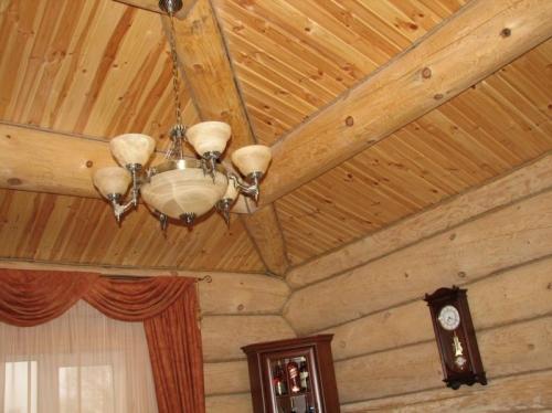 Как обшить внутри дома из сруба. Внутренняя отделка бревенчатого дома