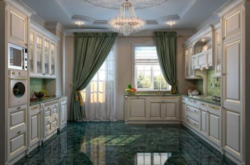 Фото дизайна кухни зеленого цвета. Зеленая кухня: удачные оттенки и сочетания в интерьере (40 фото) 14