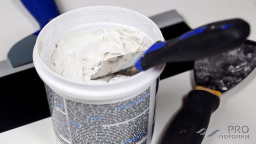 Шпаклевка старого потолка. Какой шпаклевкой?