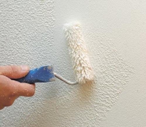 Шпаклевка потолка валиком. Для чего используется инструмент?