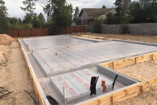 Фундамент утепленная шведская плита. Устройство фундаментной плиты 02 Фундамент утепленная шведская плита. Устройство фундаментной плиты 02