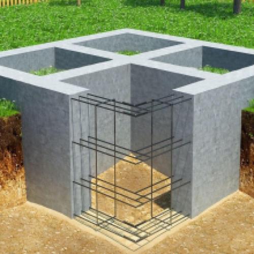 Расчет опалубки под ленточный фундамент. Расчет арматуры для фундамента 01