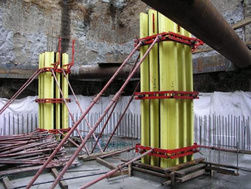 Расчет опалубки колонны. Виды опалубки для колонн