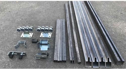 Столбы для откатных ворот. Полный перечень необходимых комплектующих, материалов и инструментов