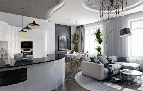 Оформление окон и стен в стиле хай-тек. Высокотехнологичный и комфортный стиль хай-тек в интерьере: правила дизайна