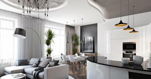 Какие цветовые схемы наиболее популярны в хайтек интерьерах. История стиля Hi-Tech