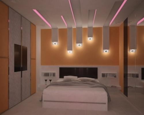 Оформление окон и стен в стиле хай-тек: основные принципы 09