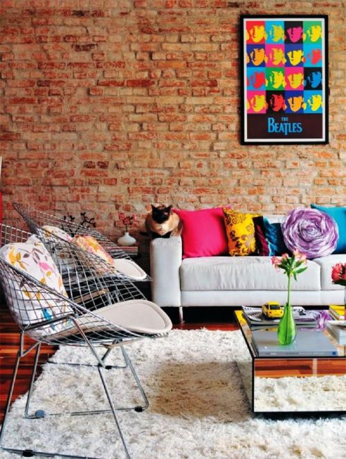 Декоративный кирпич для внутренней отделки в интерьере. Отделка стен декоративным кирпичом