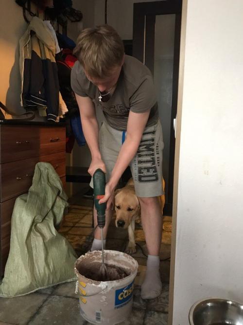 Кирпичная стена из штукатурки. Имитация кирпичный стены своими руками