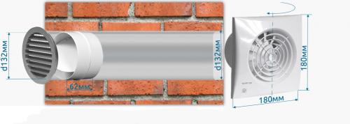 Естественная вентиляция в частном доме через стену. Как правильно сделать вытяжку в частном доме с выходом в стену — правила монтажа и стоимость работ