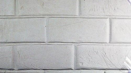 Декоративная штукатурка под кирпич валиком. Процесс изготовления валика для имитации кирпичной кладки на свежей штукатурке