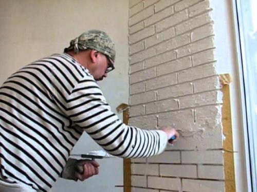 Штукатурка под кирпич фасад. Способы имитации кирпичной кладки декоративной штукатуркой