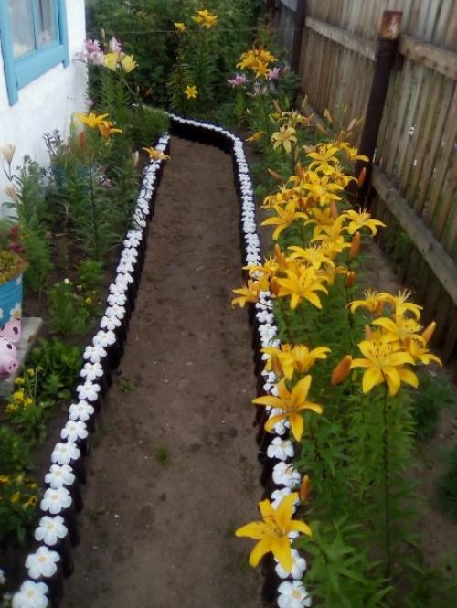 Поделки из пластиковых бутылок для сада пошаговая инструкция. Поделки для сада и огорода и описание, как их делать своими руками