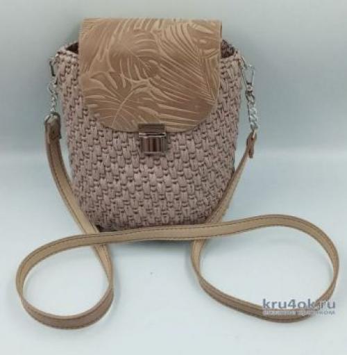 Сумка из рафии на пластиковой канве. Вяжем крючком сумки из рафии, большая подборка схем и описаний
