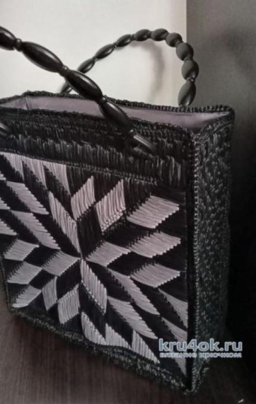 Сумка из рафии на пластиковой канве. Вяжем крючком сумки из рафии, большая подборка схем и описаний
