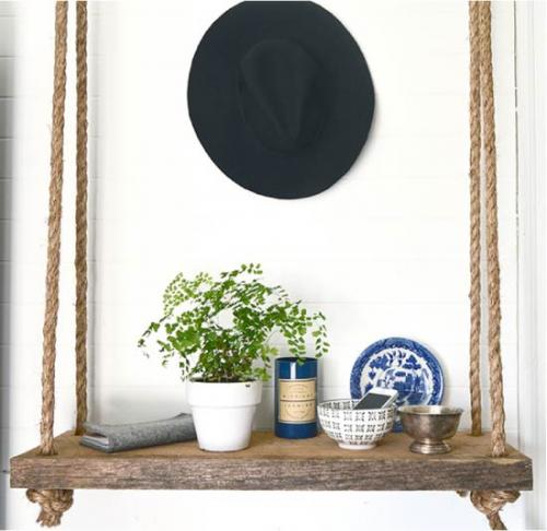 Оригинальные полки на стену своими руками. Универсальная подвесная полка