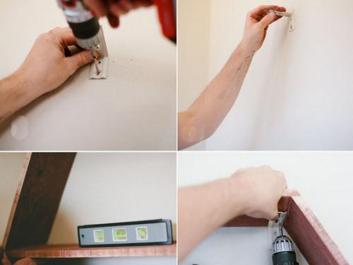 Полки на стену своими руками. Делаем своими руками настенную навесную полку