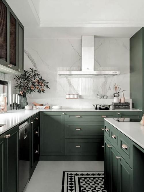 Зеленая кухня: как выбрать цвет и аксессуары 12 Зеленая кухня: как выбрать цвет и аксессуары 12