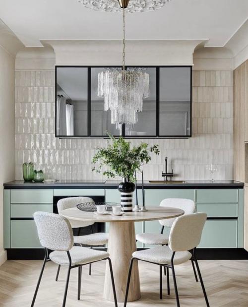 Зеленая кухня 2025: новые тенденции и инновации в дизайне 15 Зеленая кухня 2025: новые тенденции и инновации в дизайне 15