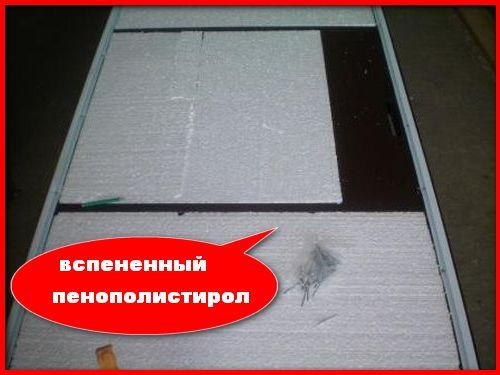 Утепление неразборной китайской двери. Утепление разъемных дверей, утепление китайской двери