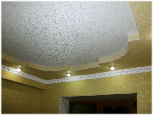 Финишная отделка потолка из гипсокартона. Варианты отделки гипсокартонного потолка