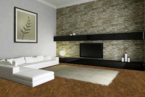 Пробковый пол в интерьере 04