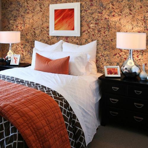 Пробковая стена в интерьере. Пробковые стены: варианты применения и технология отделки стен при помощи пробкового материала (110 фото)