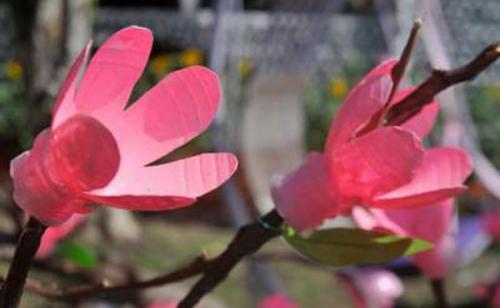 Объемные цветы из пластиковых бутылок. Как сделать цветы из пластиковых бутылок? 4 мастер-класса с фото