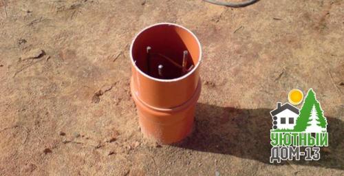 Столбчатый фундамент из труб. Особенности столбчатого фундамента из пластиковых труб