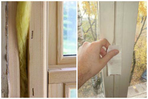 Как утеплить пластиковые окна в деревянном доме. Утепление деревянных окон