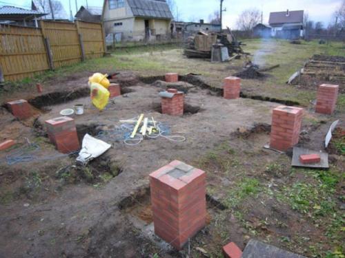 Столбчато-ленточный фундамент своими руками. Особенности конструкции 04