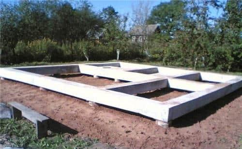 Столбчатый фундамент Чертеж. Столбчатый фундамент — Чертеж