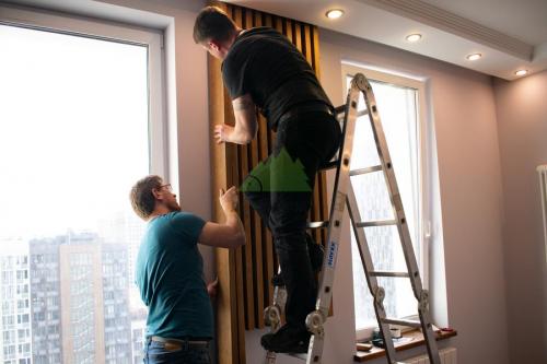 Отделка стен деревянными брусками. Особенности применения 10