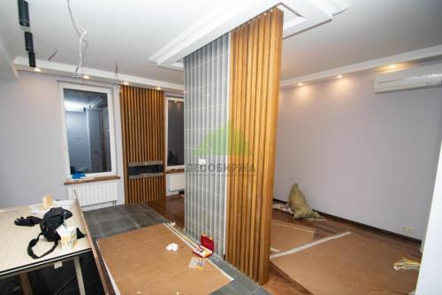 Отделка стен деревянными брусками. Особенности применения 12