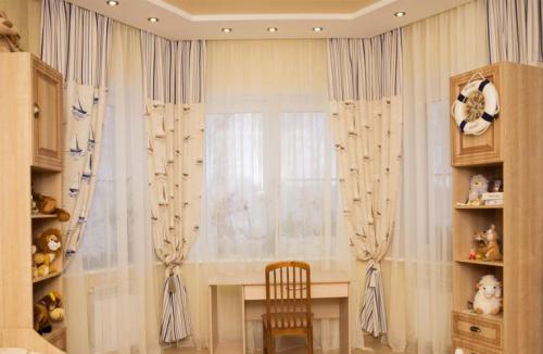 Шторы в детскую комнату для мальчика или девочки. Функции занавесок в детской 04 Шторы в детскую комнату для мальчика или девочки. Функции занавесок в детской 04