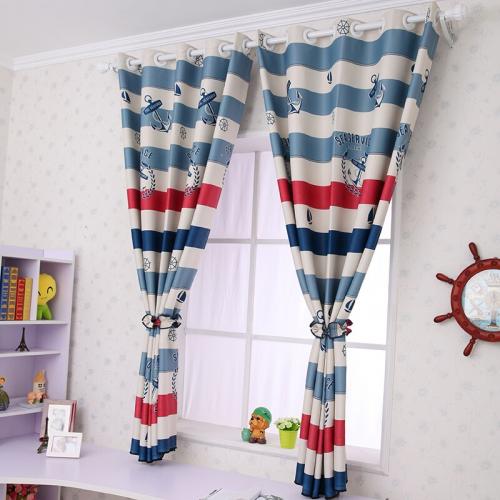 Короткие шторы в детскую для мальчика. Короткие