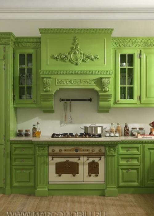 Дизайн кухни в салатовых тонах. Особенности цвета 07 Дизайн кухни в салатовых тонах. Особенности цвета 07