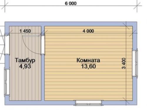 Бытовка своими руками 3x3 метра из дерева. Материалы и примерная смета 13 Бытовка своими руками 3x3 метра из дерева. Материалы и примерная смета 13