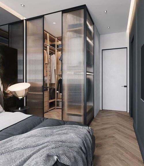 Гардеробная в спальне размеры. Гардеробная в спальне: планировка, размеры, советы и идеи