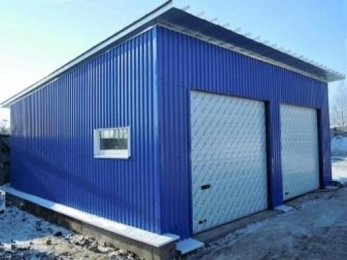 Обшить гараж профлистом. Особенности: плюсы и минусы 02 Обшить гараж профлистом. Особенности: плюсы и минусы 02