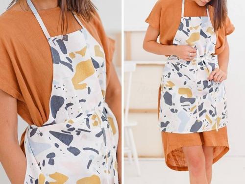 Что такое выкройка фартуков для кухни. Выкройка фартука своими руками — шьем женский, мужской и детский фартук для кухни, сада, инструментов, на выпускной и последний звонок + фото