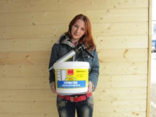 Заделка щелей между бревнами: лучшие способы и материалы 04 Заделка щелей между бревнами: лучшие способы и материалы 04