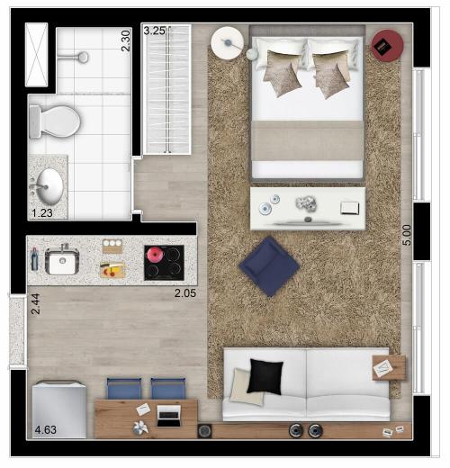 Варианты дизайна однокомнатной квартиры. Стиль в дизайне интерьера однокомнатной квартиры 12 Варианты дизайна однокомнатной квартиры. Стиль в дизайне интерьера однокомнатной квартиры 12