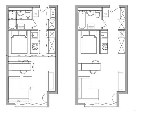 Фото красивой планировки однокомнатной квартиры. Планировка однокомнатной квартиры: тонкости создания идеального дизайн-проекта, фото, схемы, идеи 37 Фото красивой планировки однокомнатной квартиры. Планировка однокомнатной квартиры: тонкости создания идеального дизайн-проекта, фото, схемы, идеи 37