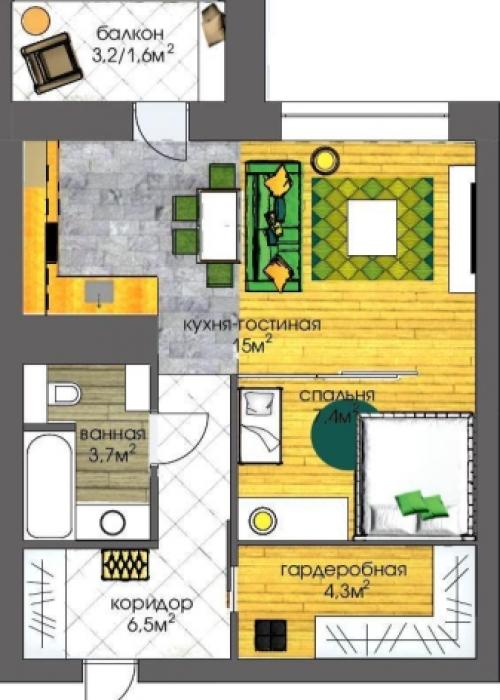 Фото красивой планировки однокомнатной квартиры. Планировка однокомнатной квартиры: тонкости создания идеального дизайн-проекта, фото, схемы, идеи 15 Фото красивой планировки однокомнатной квартиры. Планировка однокомнатной квартиры: тонкости создания идеального дизайн-проекта, фото, схемы, идеи 15