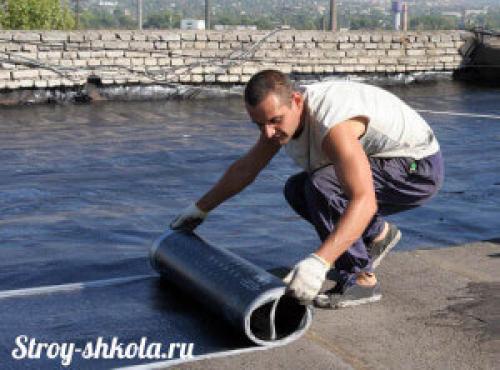 Укладка стеклоизола холодным способом. Как класть стеклоизол