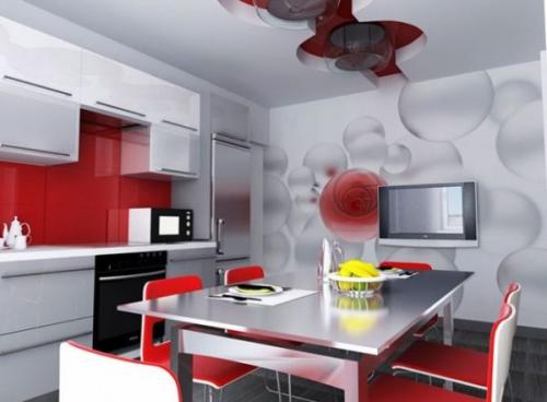 Как выбрать цвет фартука, чтобы он соответствовал цветовой гамме стен и пола. С чем должен сочетаться фартук на кухне