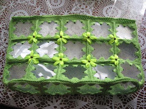 Как сделать внутренние карманы для сумки из пластиковых бутылок. Сумка из пластиковых бутылок